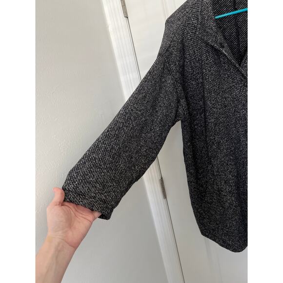 Eileen Fisher Organic Cotton Terry Stand Collar Jacket – Size L - Picture 2 of 6